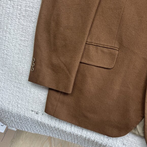 VTG Arnold Brant Pure Cashmere Sport Coat Blazer Jacket Men’s Light Brown Read* - Picture 6 of 16